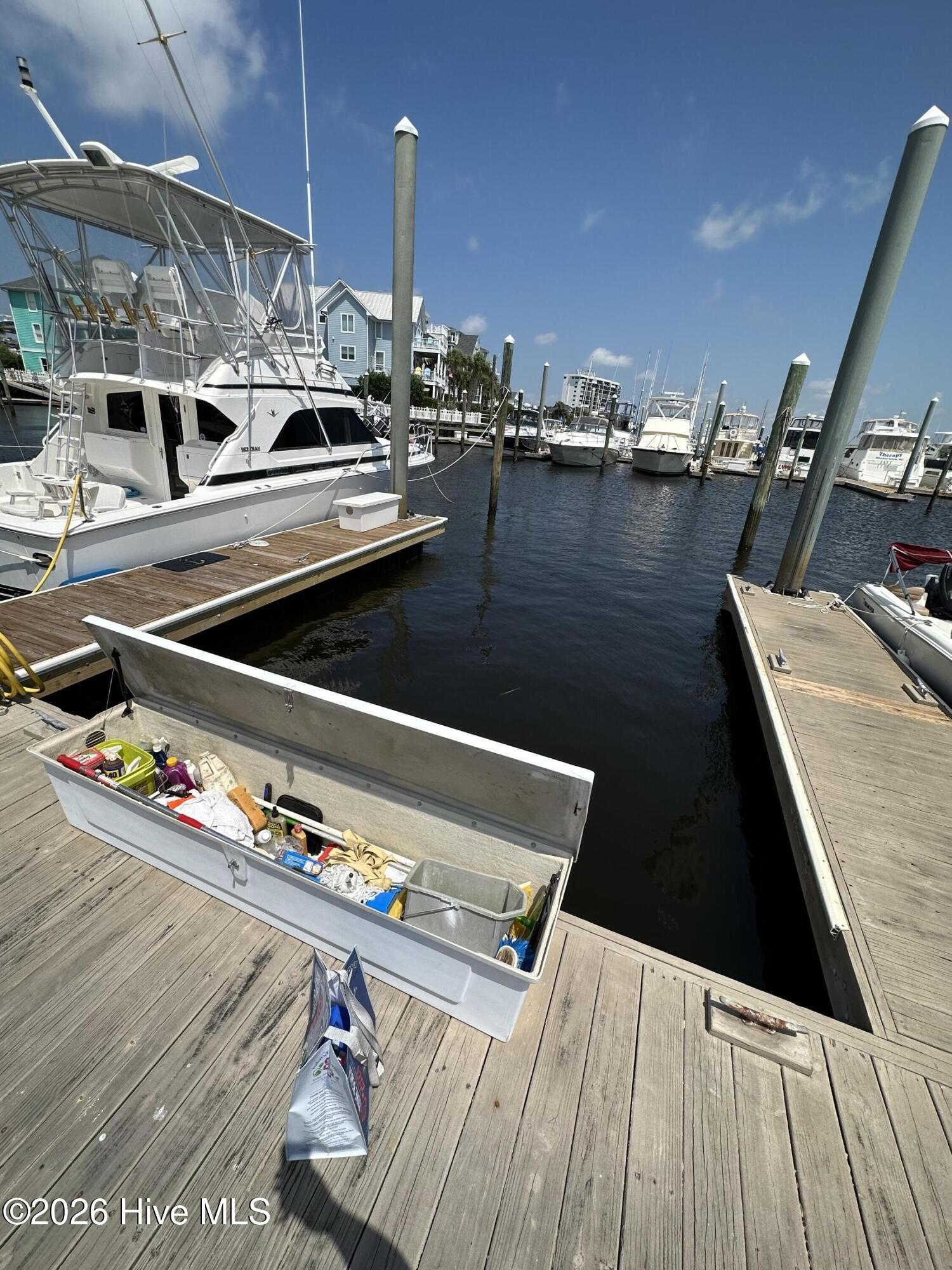910 Basin Road, Unit C 35 Carolina Beach, NC 28428 - Photo 2 of 8 40 foot Wetslip. Dual Finger Dock Slip. 6 ft Dock Box 30amp shore power