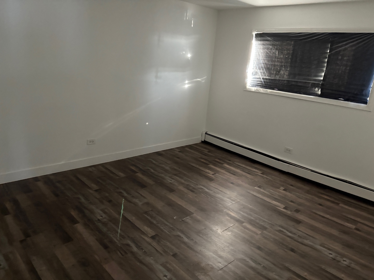 10601 Major Avenue, Unit 2S Chicago Ridge, IL 60415 - Photo 5 of 7 a view of empty room with wooden floor and fan