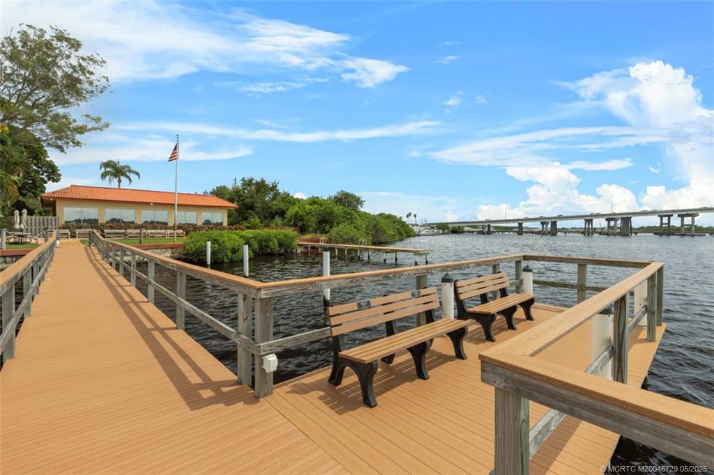 1915 Southwest Palm City Road, Unit E Stuart, FL 34994 - Photo 25 of 26 Clubhouse & Dock