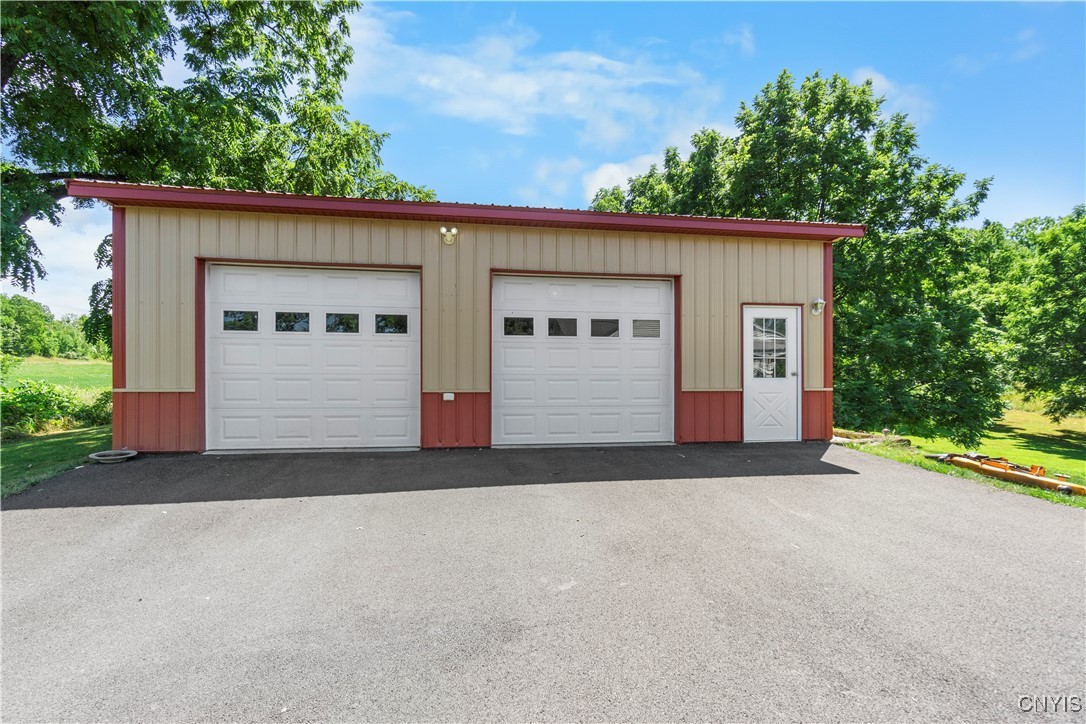7410 Rice Road Throop, NY 13021 - Photo 31 of 45 Newer detached garage