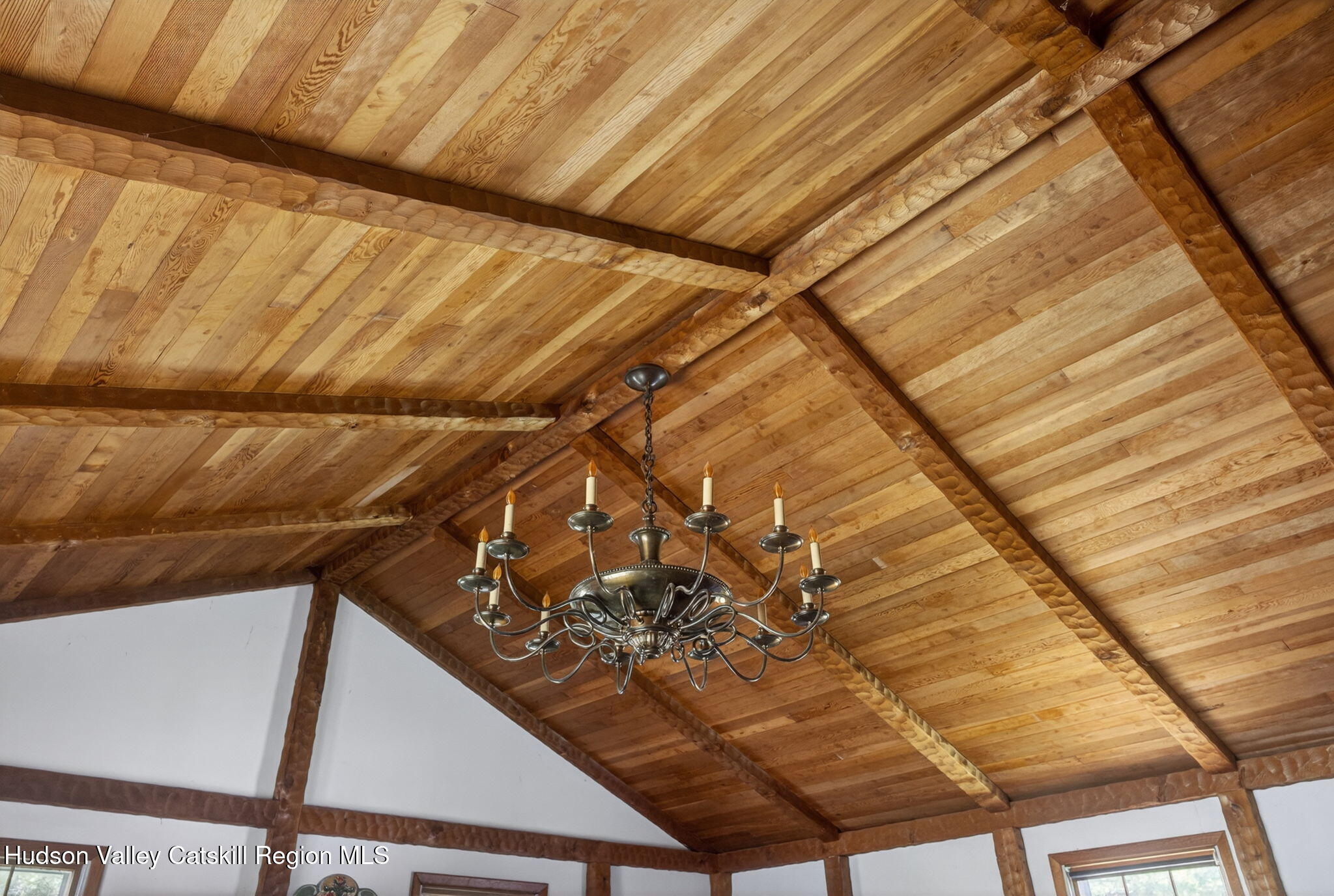 2838 Old Kings Road Catskill, NY 12414 - Photo 22 of 57 beamed ceiling in great room