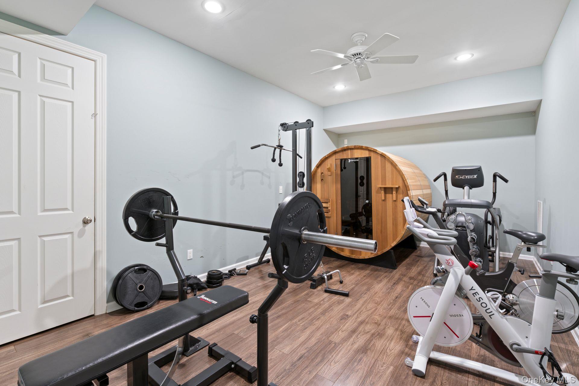 280 Southdown Road Lloyd Harbor, NY 11743 - Photo 29 of 39 a view of a room with gym equipment