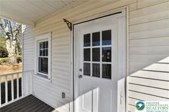 a view of front door