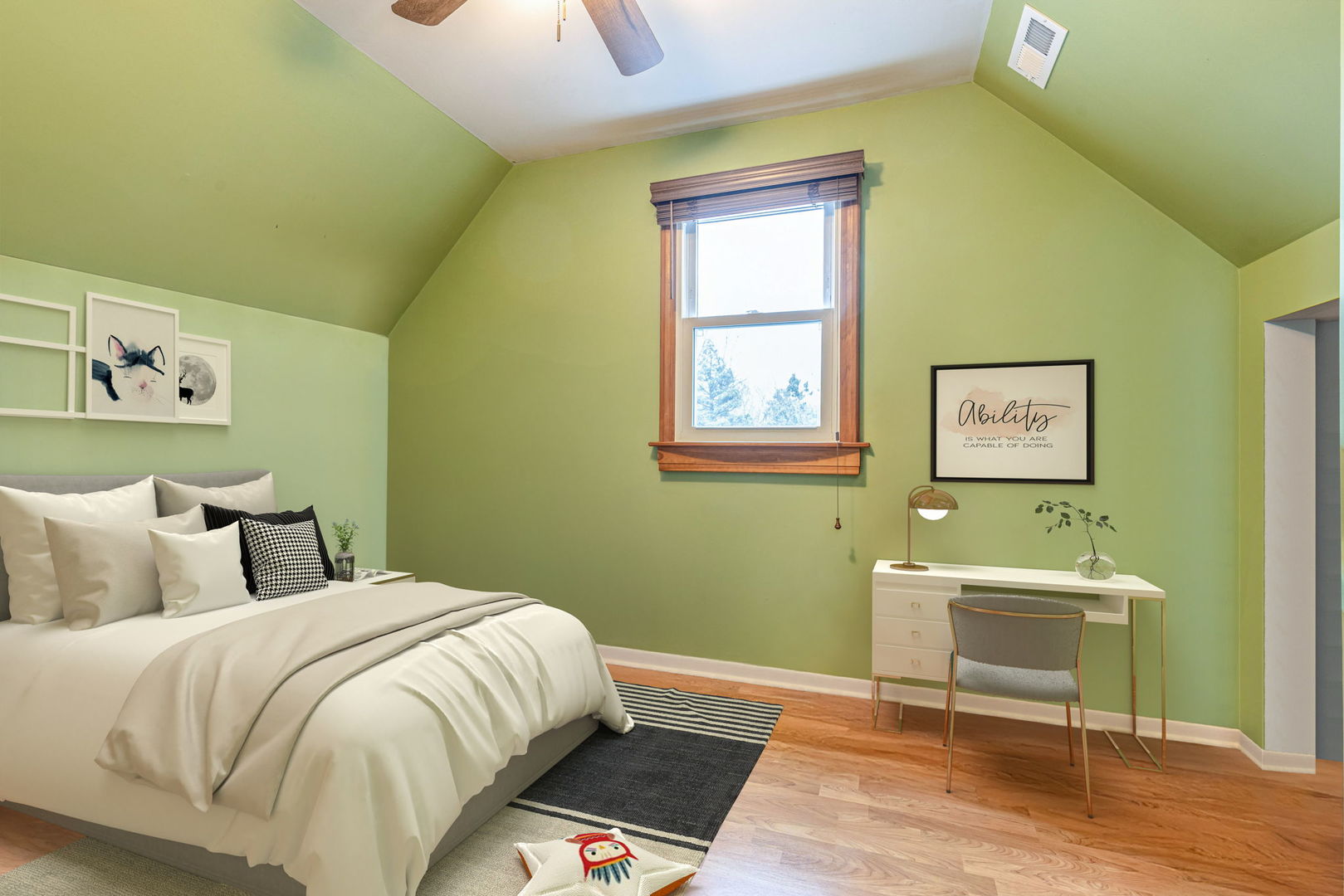 516 North Emroy Avenue Elmhurst, IL 60126 - Photo 22 of 35 a bedroom with a bed and a window