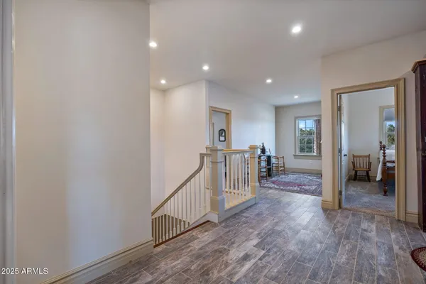 a view of city and mountain