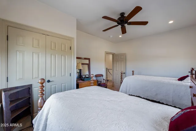 a view of a outdoor space with mountain view