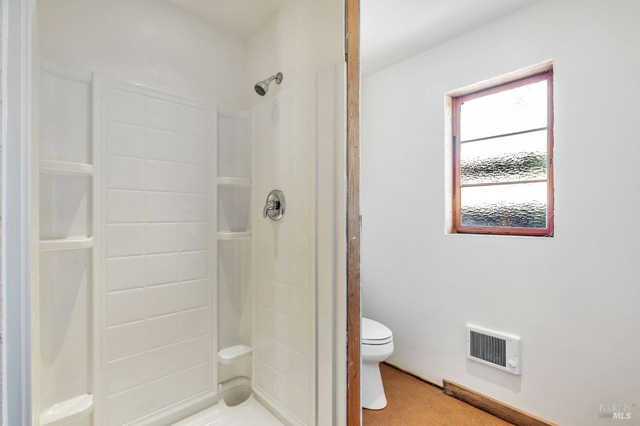 17277 Butts Canyon Road Middletown, CA 95461 - Photo 11 of 41 a bathroom with a toilet and a shower