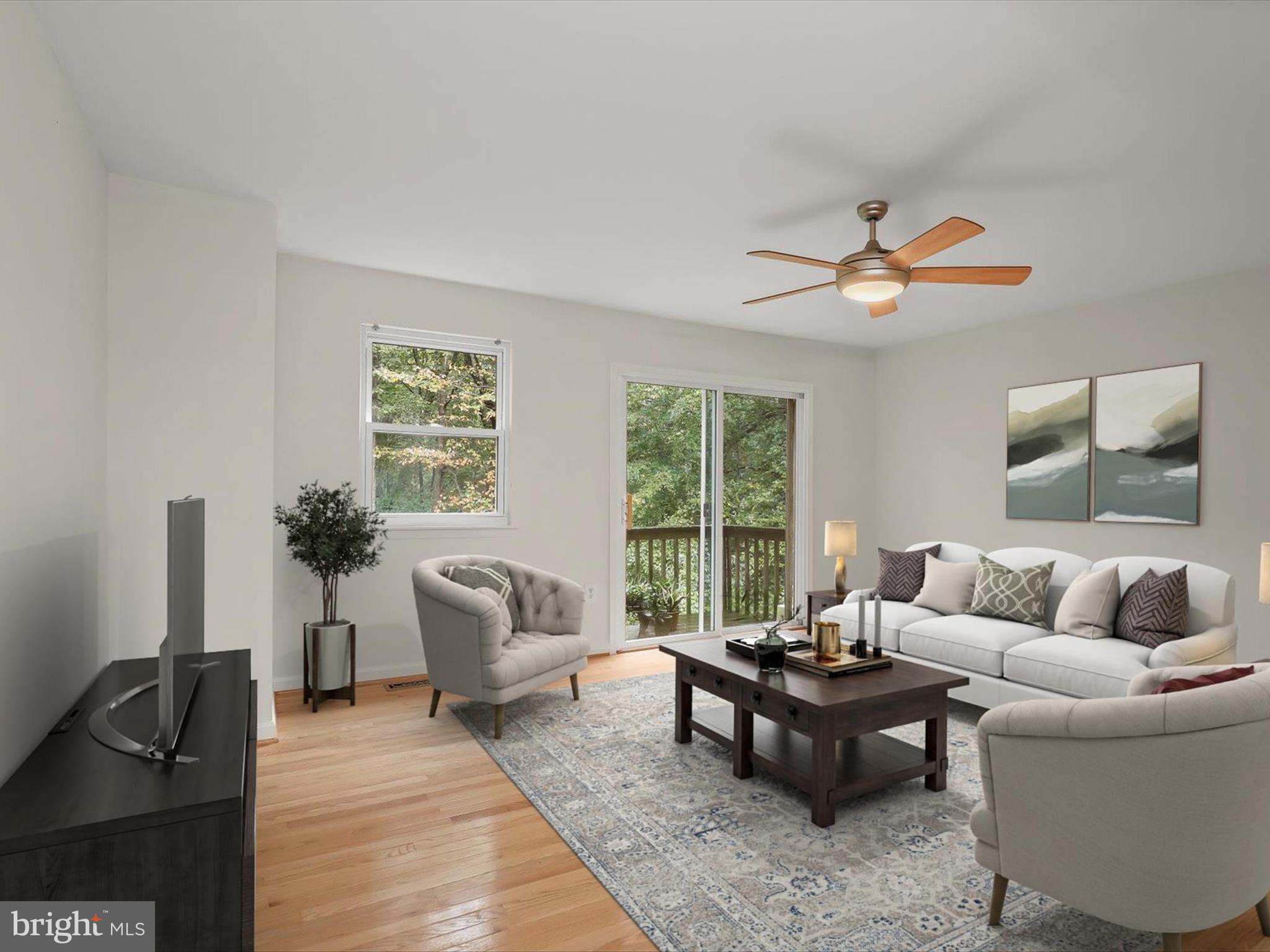 9378 Pan Ridge Road, Unit 9378 Parkville, MD 21234 - Photo 9 of 45 Living Room-Staged Using Virtual Tools