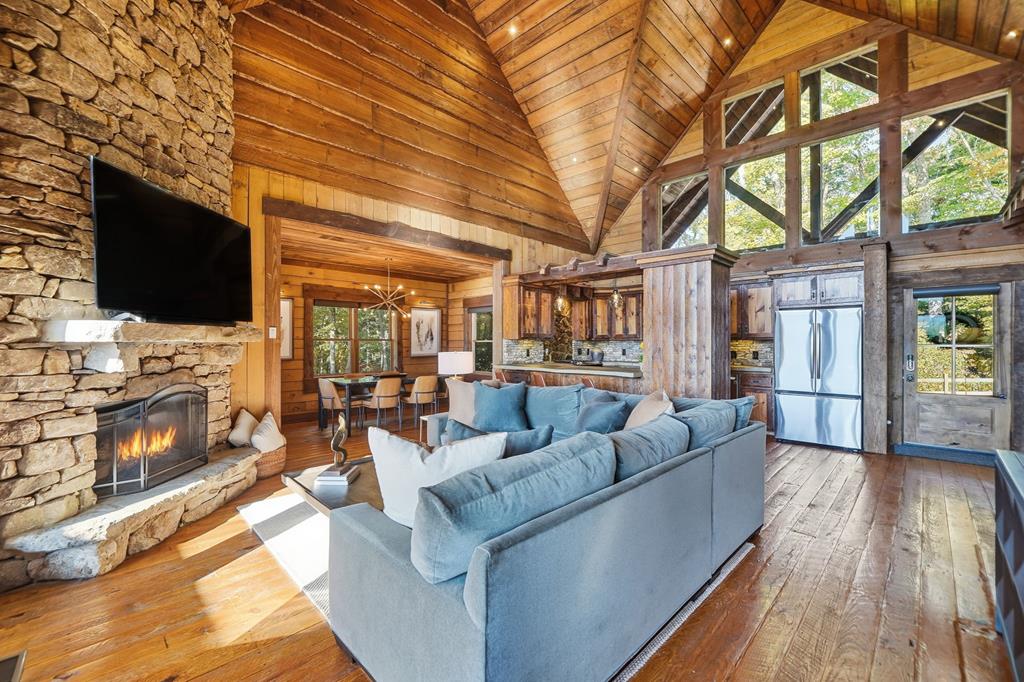 249 Settlement Road Epworth, GA 30541 - Photo 41 of 43 a living room with furniture and a flat screen tv