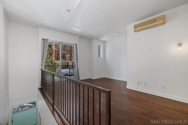 a view of balcony and stairs
