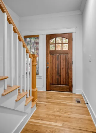 a view of front door with entryway