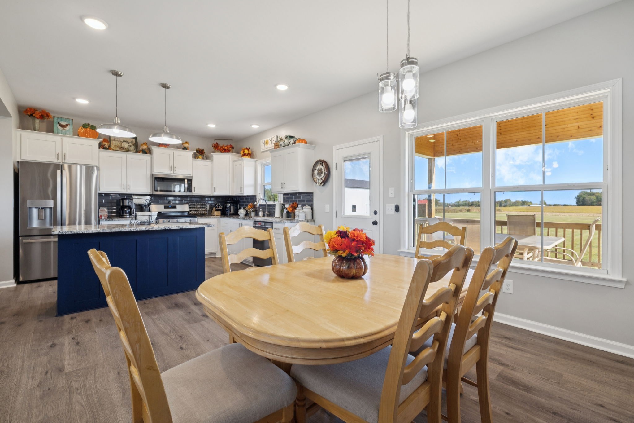 5373 East Robertson Road Orlinda, TN 37141 - Photo 25 of 57 a large kitchen with a table and chairs