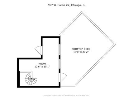 $1,124,500 | 711 North Milwaukee Avenue, Unit 2, Chicago, IL 60642