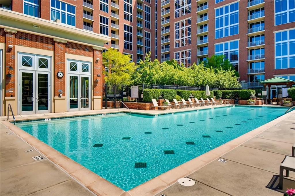 1820 Peachtree Road Northwest, Unit 811 Atlanta, GA 30309 - Photo 39 of 42 a view of a building from a window