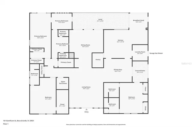 $6,125 | 161 Damficare Street, Boca Grande, FL 33921