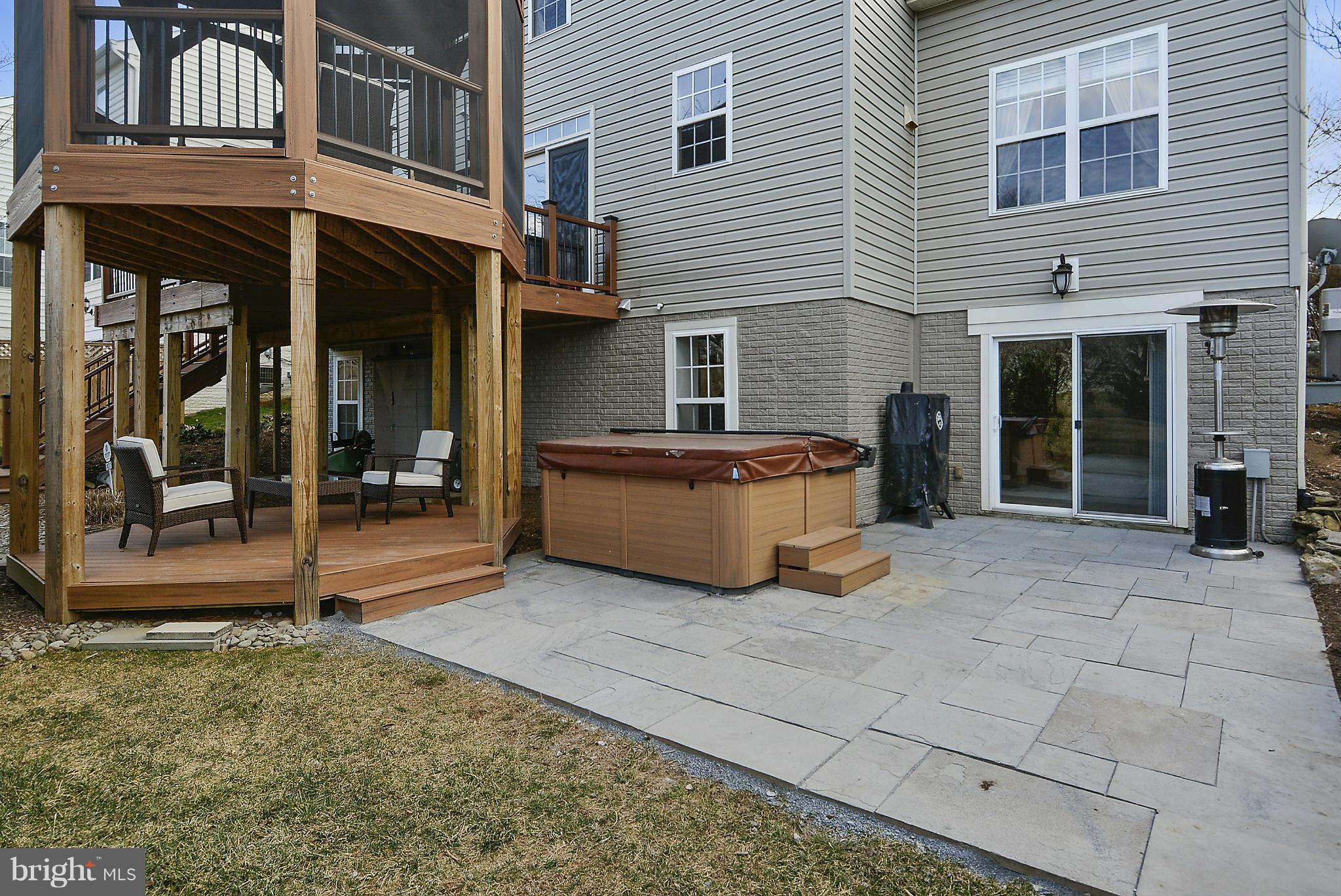 14311 Autumn Crest Road Boyds, MD 20841 - Photo 28 of 30 Slate Patio & Hot Tub