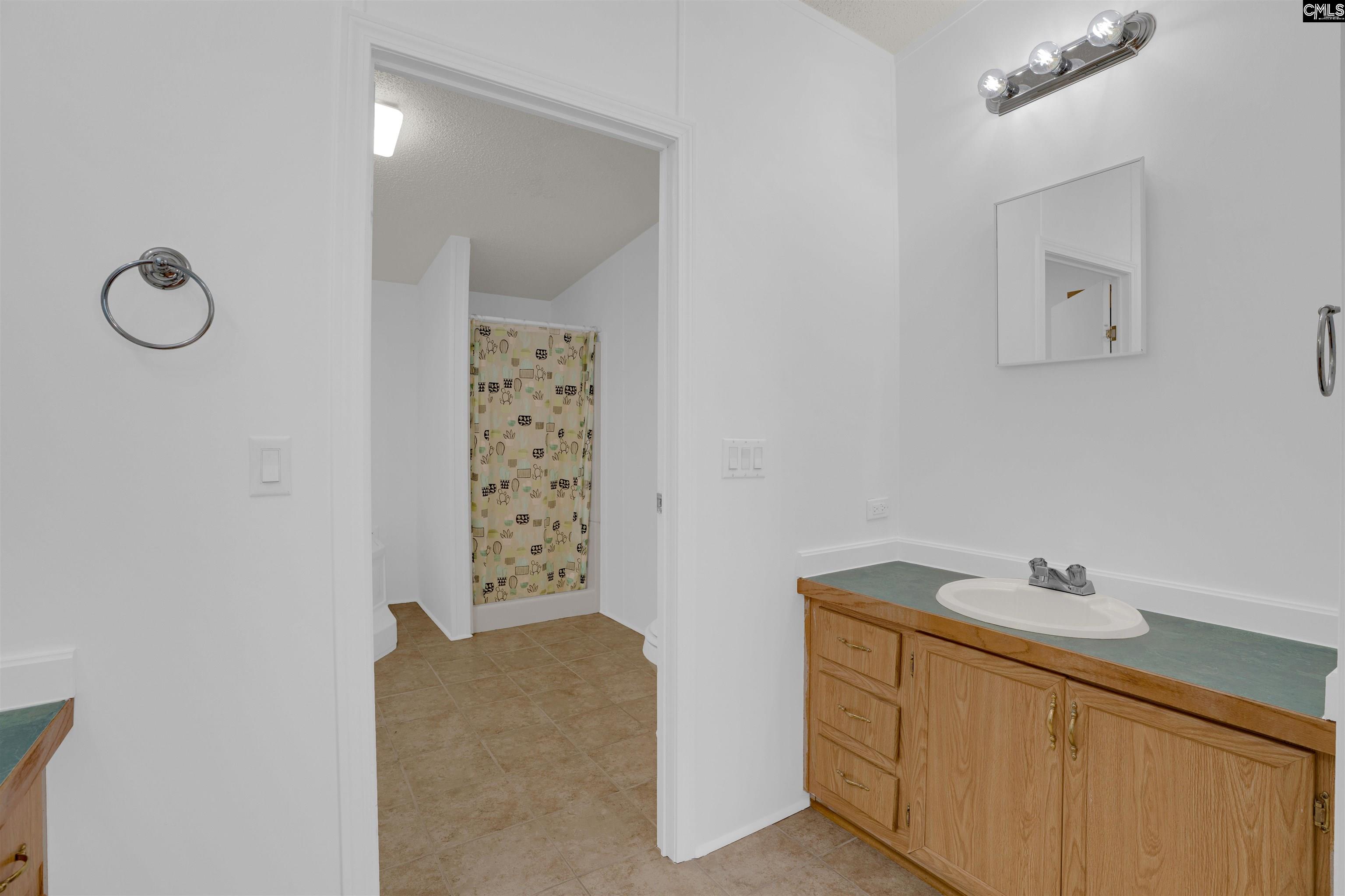 304 Cooper Road Blythewood, SC 29016 - Photo 16 of 29 a bathroom with a sink a toilet and shower