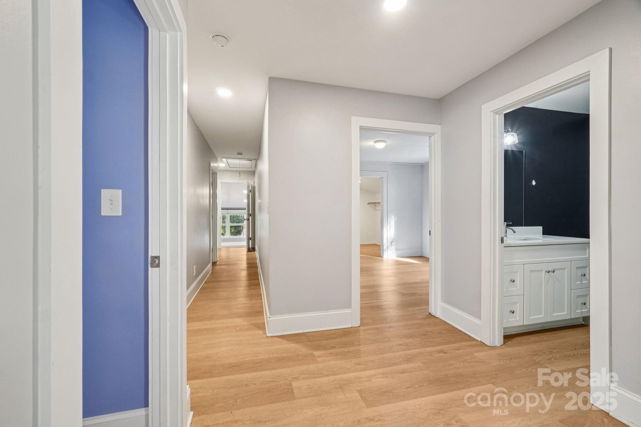 611 Sumner Street Kannapolis, NC 28083 - Photo 13 of 39 wooden floor with white walls