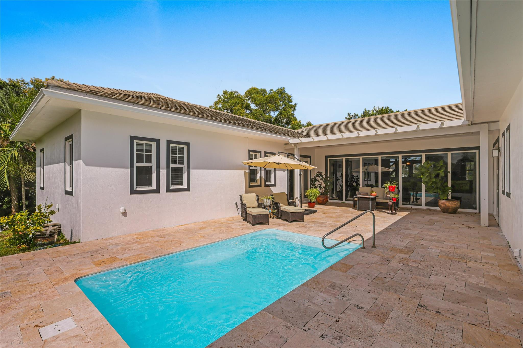 6601 Appaloosa Trail Southwest Ranches, FL 33330 - Photo 10 of 49 a view of a house with backyard porch and sitting area