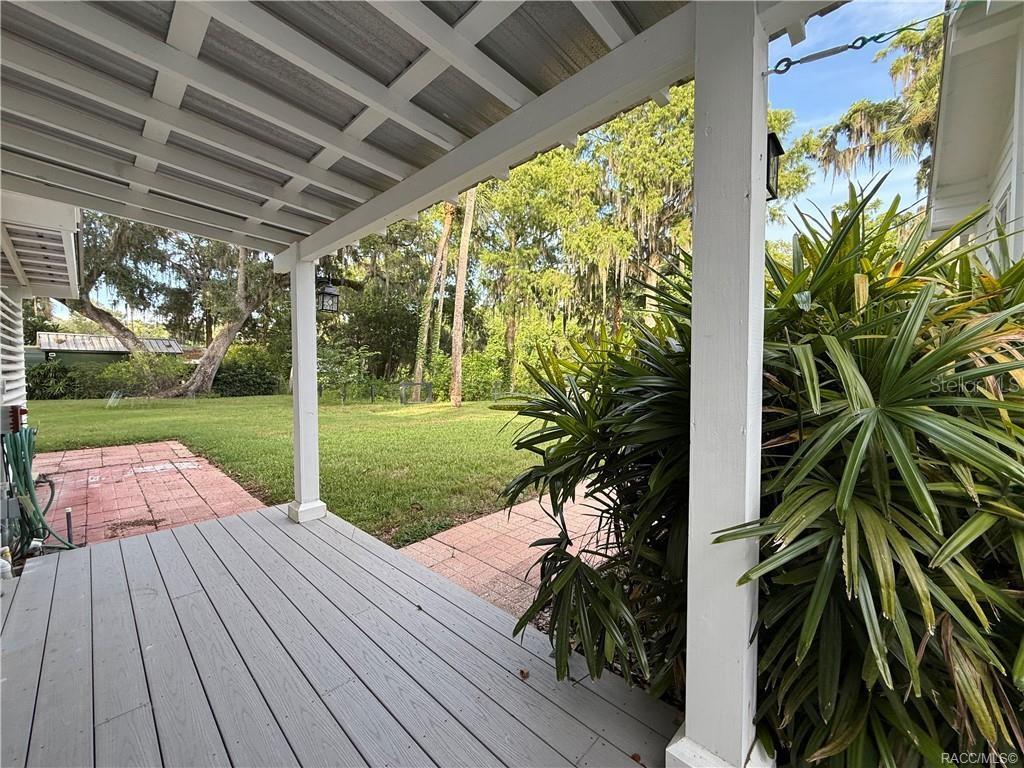 5217 Riverside Drive Yankeetown, FL 34498 - Photo 22 of 54 a view of swimming pool with garden and patio