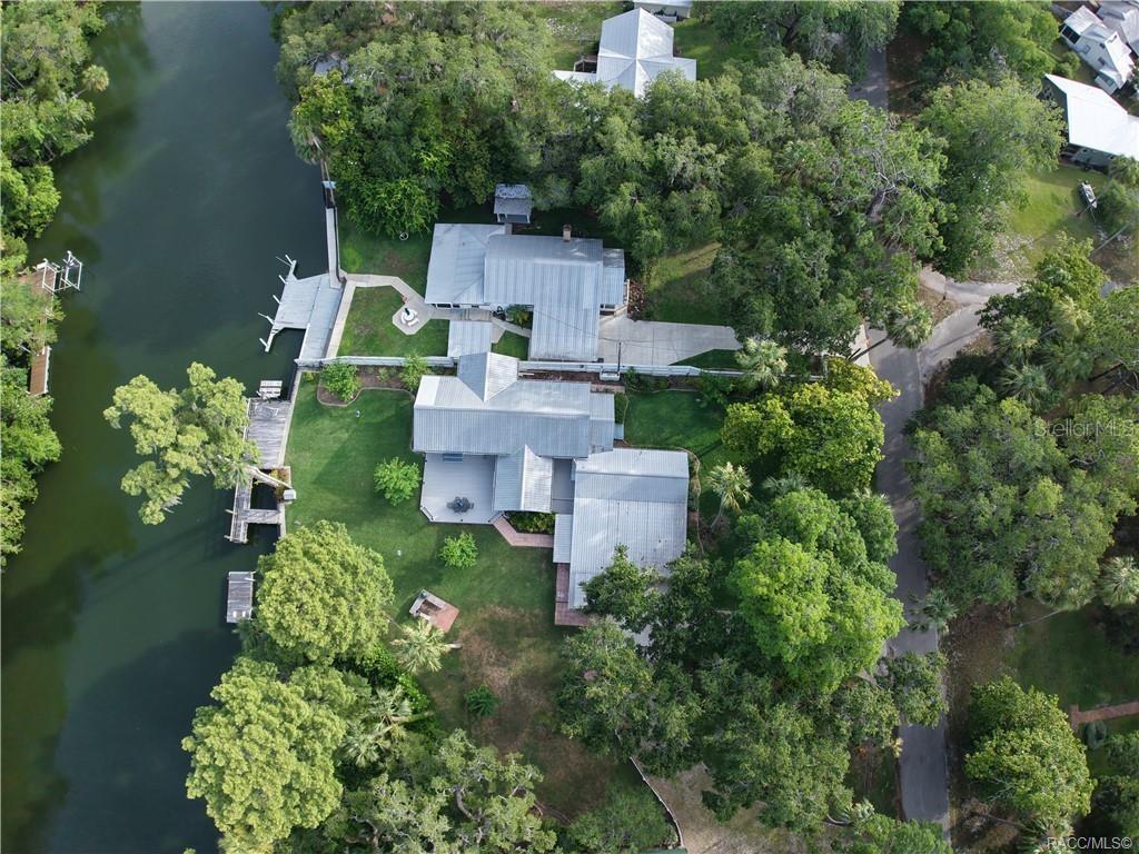 5217 Riverside Drive Yankeetown, FL 34498 - Photo 47 of 54 an aerial view of a house with outdoor space