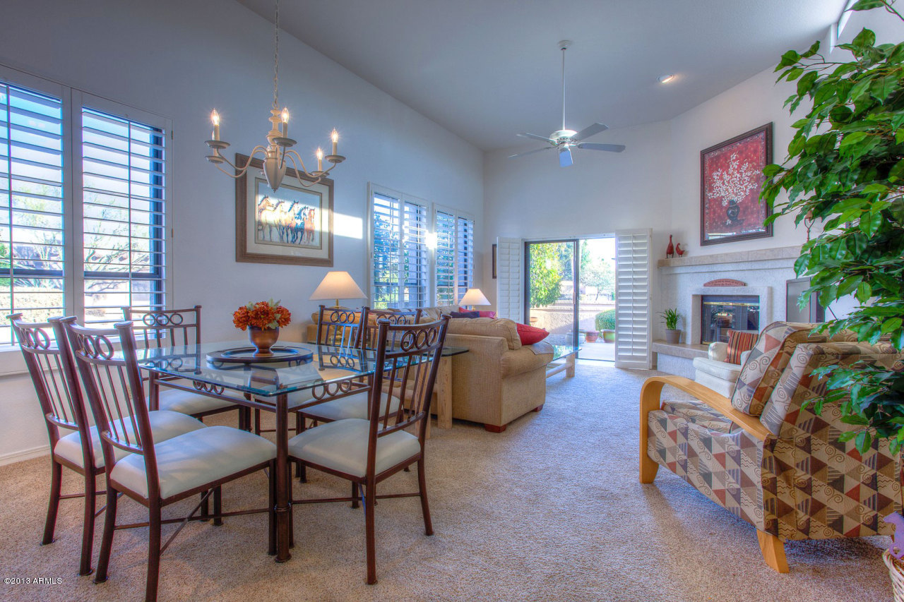 25515 Forest Road, Unit 7 Rio Verde, AZ 85263 - Photo 5 of 48 Formal Dining Room and Family Room