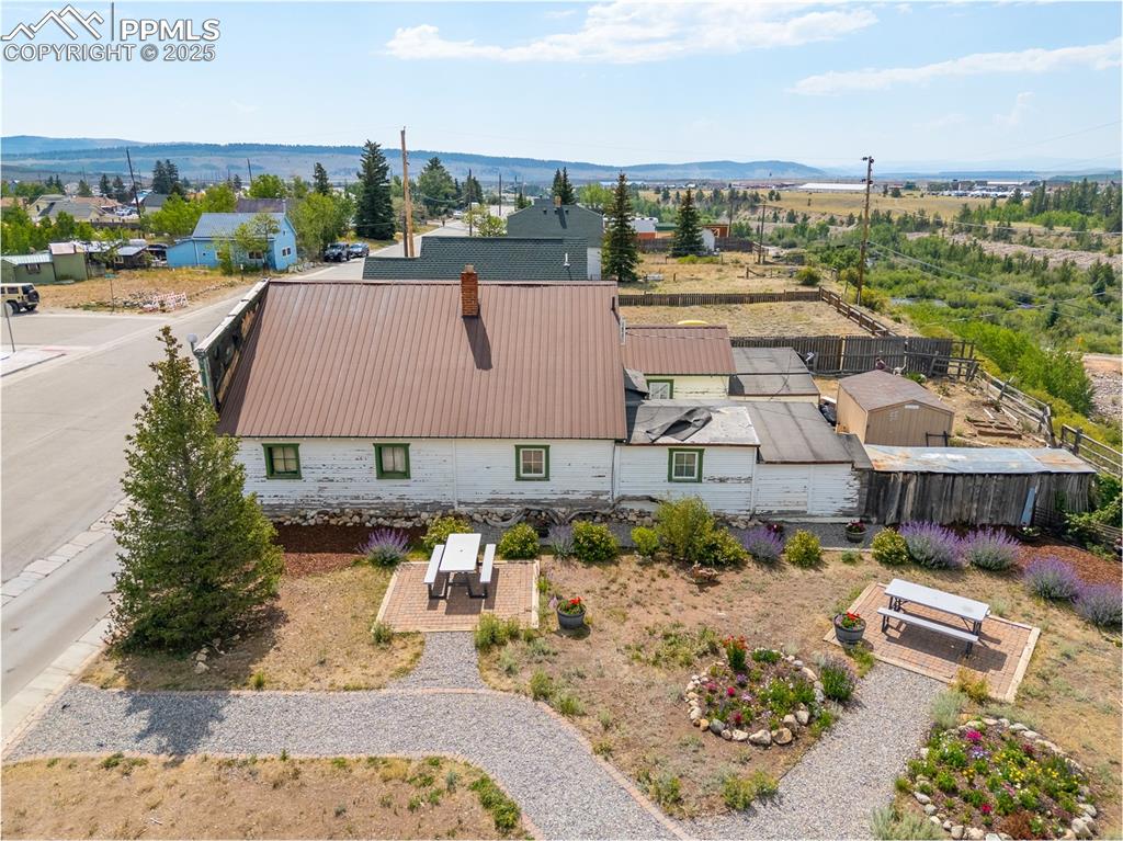 549 Front Street Fairplay, CO 80440 - Photo 5 of 5 an aerial view of a house with a yard lake view and mountain view