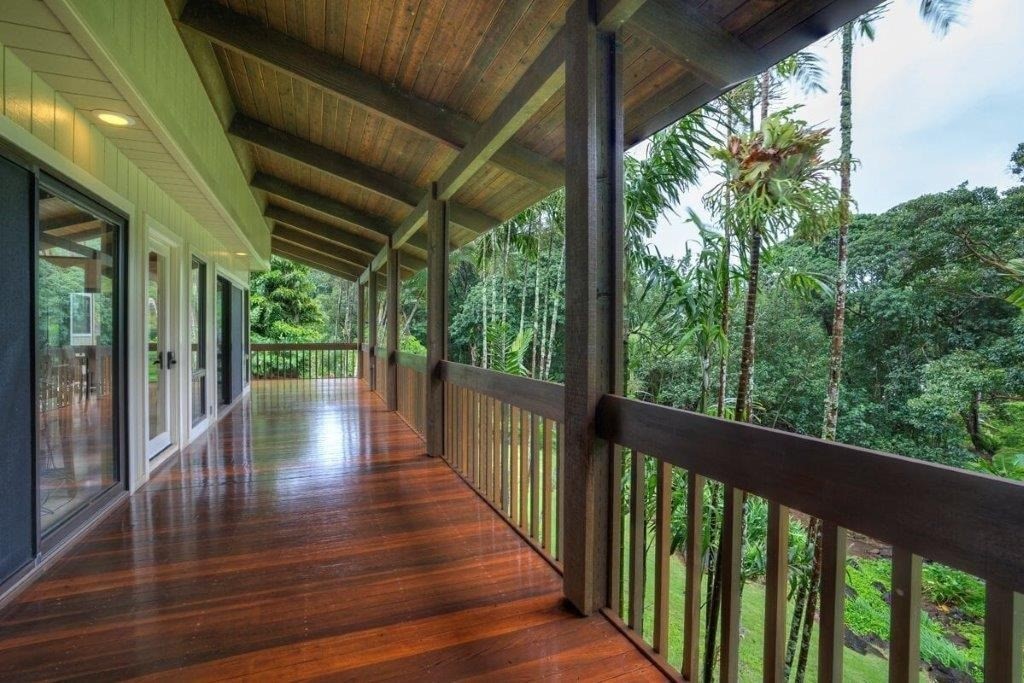 4318 Punee Road Koloa, HI 96756 - Photo 1 of 23 a view of balcony with wooden floor