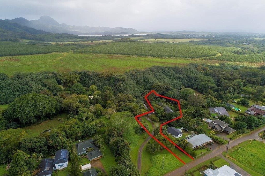 4318 Punee Road Koloa, HI 96756 - Photo 22 of 23 a view of a city with a mountain