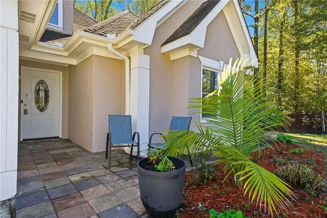 a view of a potted plants next to a building