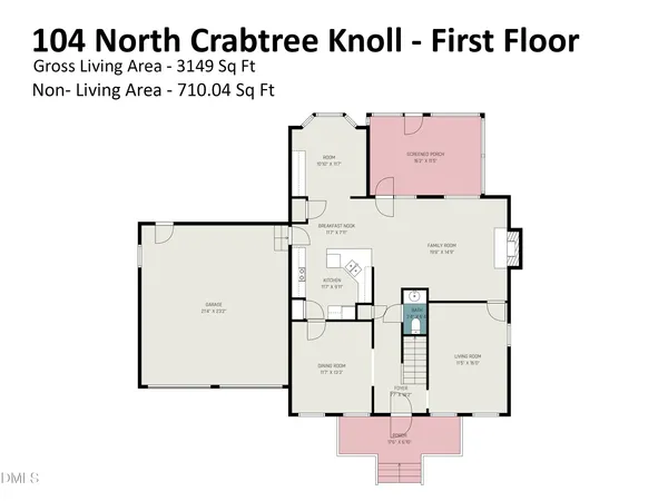 $674,900 | 104 North Crabtree Knoll, Chapel Hill, NC 27514
