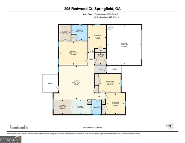 $2,025 | 205 Redwood Court, Springfield, GA 31329