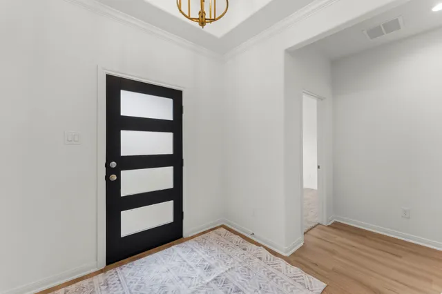 a view of an empty room