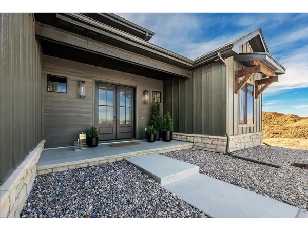 a view of a house with a patio