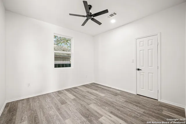 wooden floor in an empty room