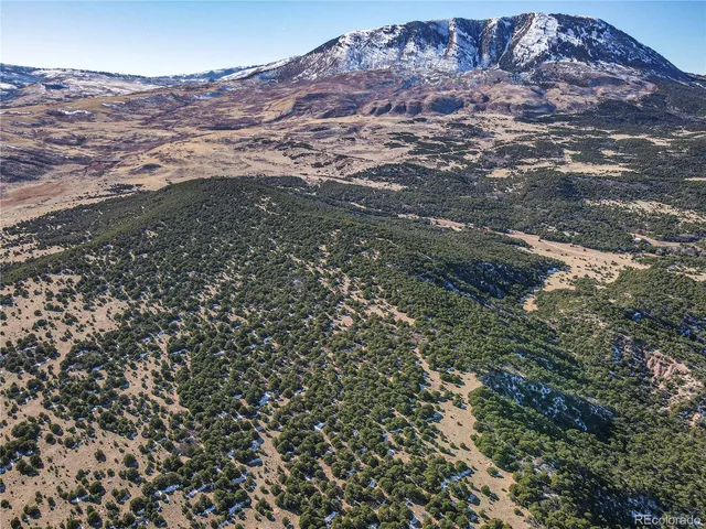 a view of city and mountain