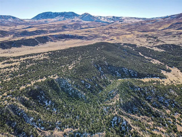 a view of city and mountain