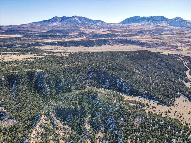 a view of city and mountain