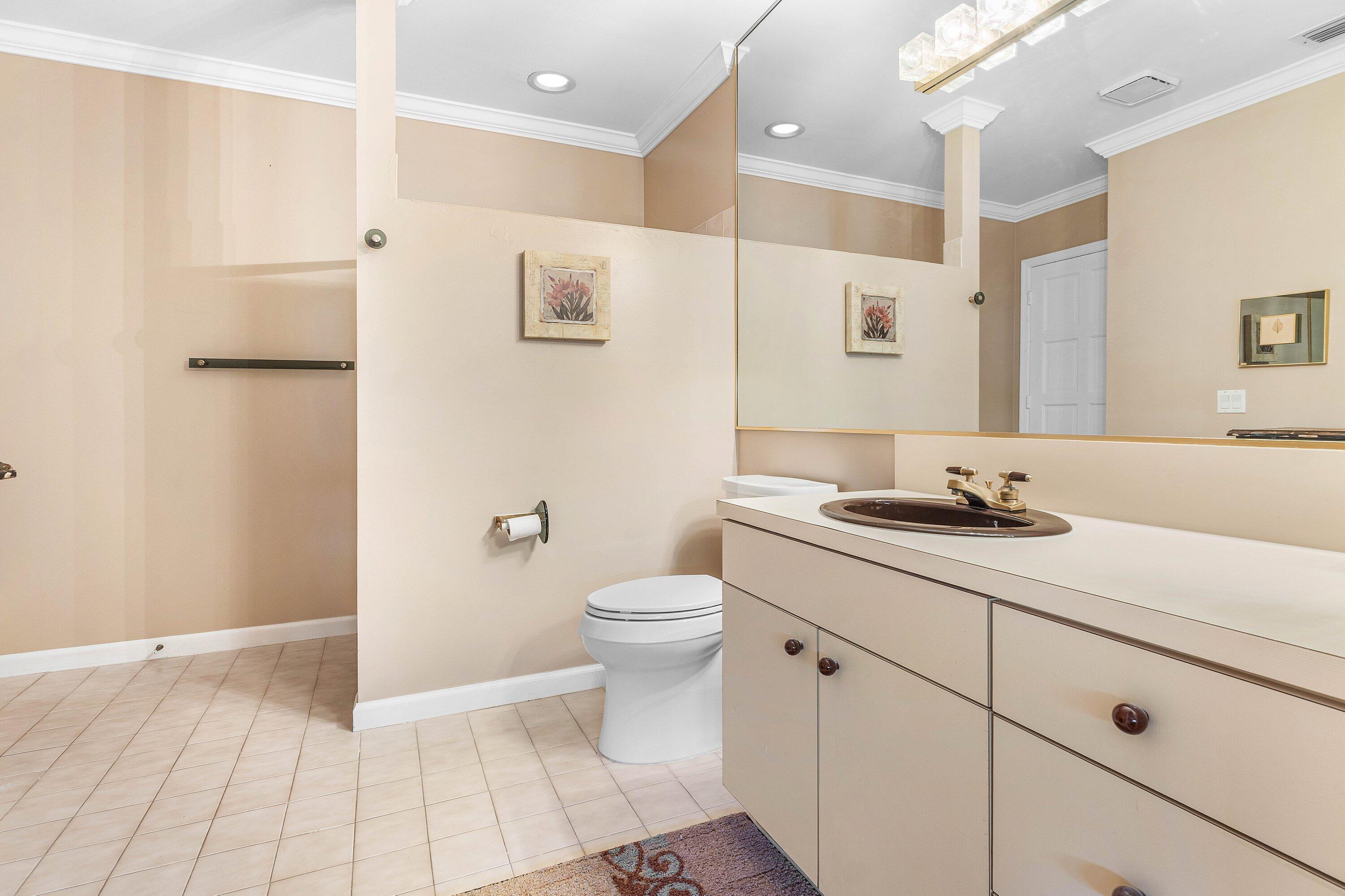 2041 Thatch Palm Drive Boca Raton, FL 33432 - Photo 32 of 45 a bathroom with a sink a toilet and shower