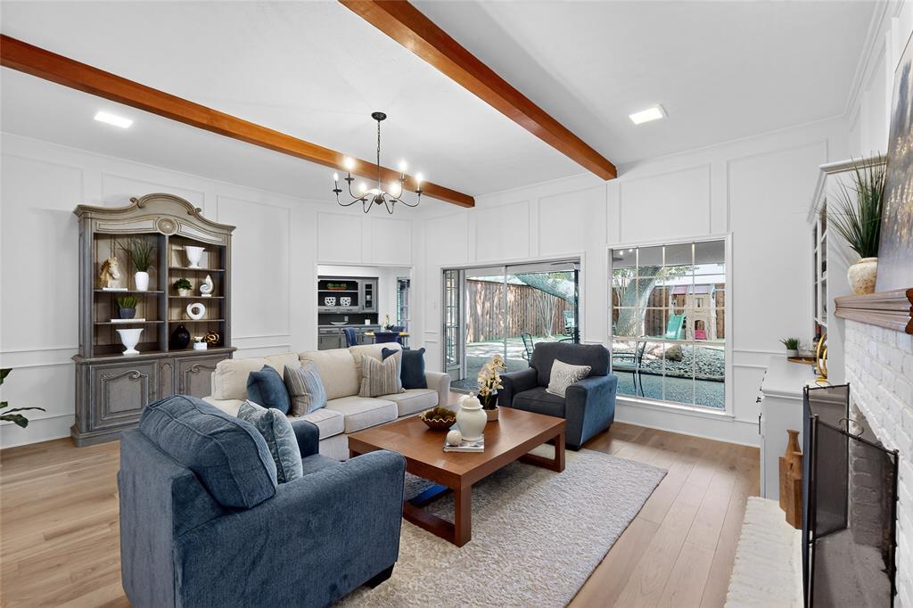 4211 Calculus Drive Dallas, TX 75244 - Photo 1 of 1 a living room with furniture and a flat screen tv