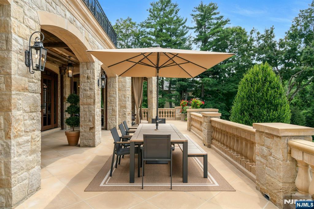 123 East Saddle River Road Saddle River, NJ 07458 - Photo 28 of 50 a view of outdoor space yard deck patio and outdoor kitchen