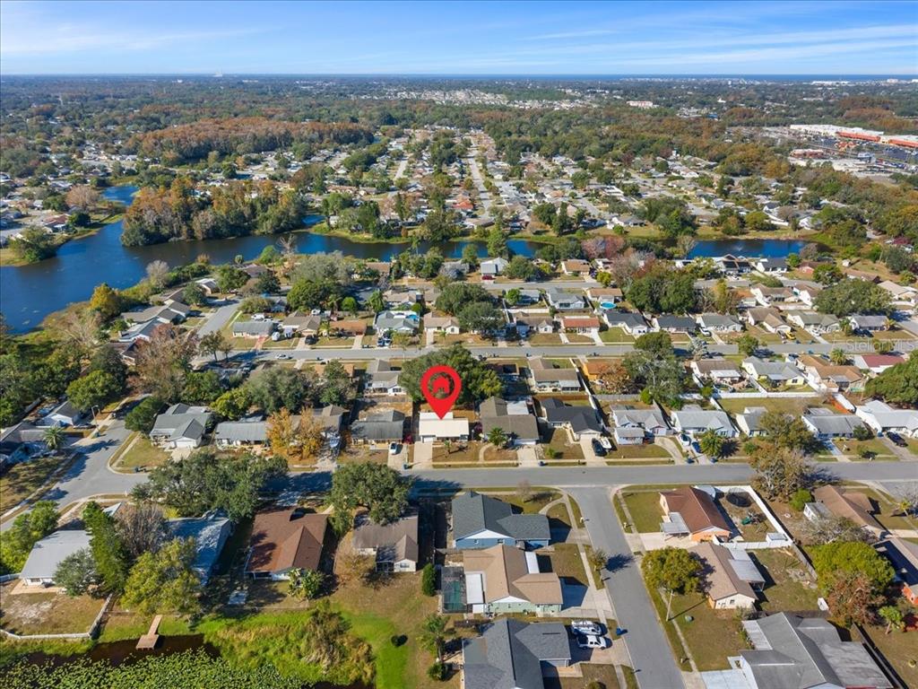 3701 Modesto Street New Port Richey, FL 34655 - Photo 36 of 41 an aerial view of residential houses with city view