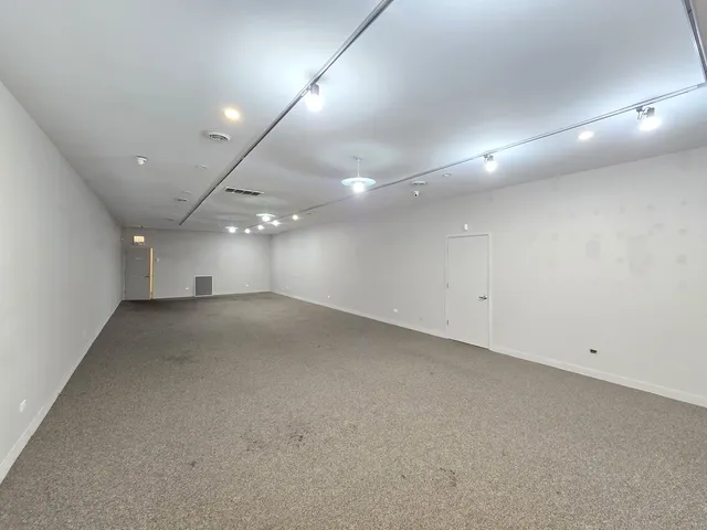 an empty room with a empty space