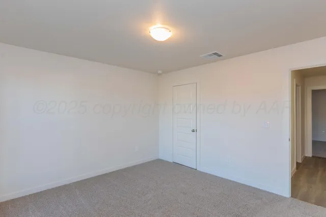 a view of an empty room