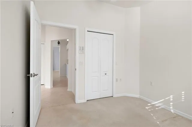 a view of an empty room