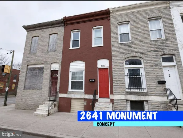 $107,900 | 2641 East Monument Street, Baltimore, MD 21205