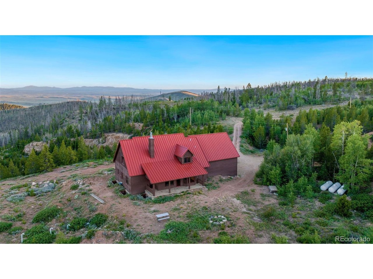5200 Jackson Road Walden, CO 80480 - Photo 37 of 40 Overhead view of cabin