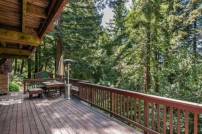 47 Skylonda Drive Woodside, CA 94062 - Photo 13 of 16 a view of balcony with deck and wooden floor