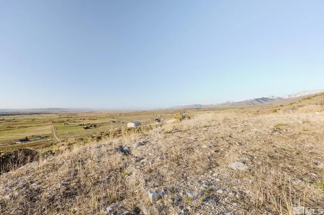 a view of a snow on a mountain