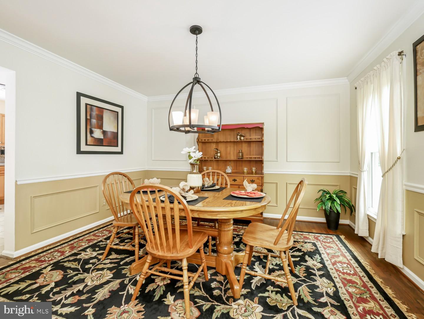 281 Cliveden Drive Newtown, PA 18940 - Photo 21 of 35 a view of a dining room with furniture window and wooden floor